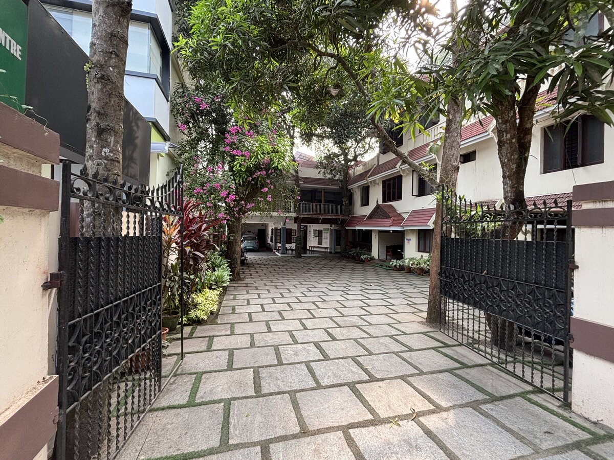 Entrance gate of Agasthya Ayurvedic Medical Centre