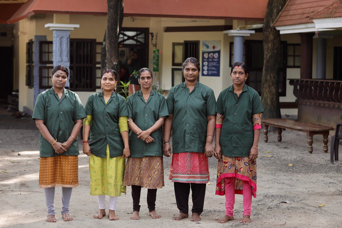 Female treatment staff at Agasthya